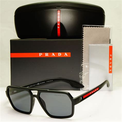 prada curved sunglasses|sunglasses Prada men's.